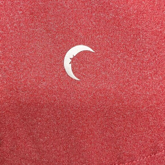 Zyia Active Red Gray Performance Polo Mens XL - Picture 4 of 7